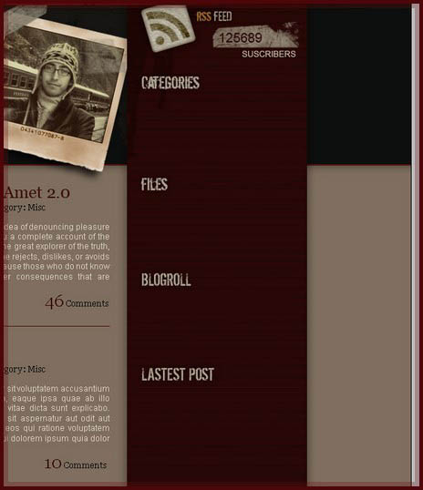 Create a Grunge Style Web Layout in Photoshop