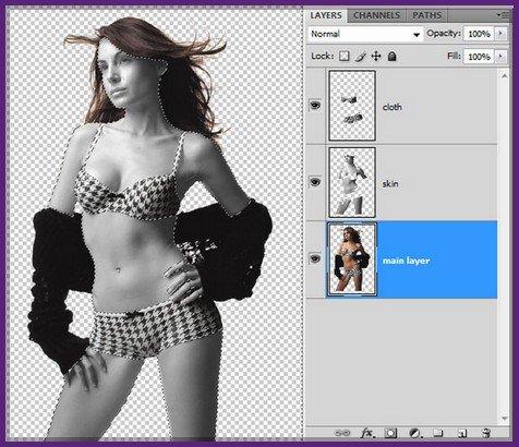 Design a Cool Vector-Art Lady in Photoshop