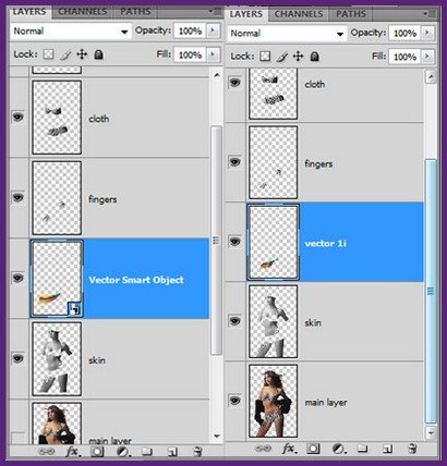 Design a Cool Vector-Art Lady in Photoshop