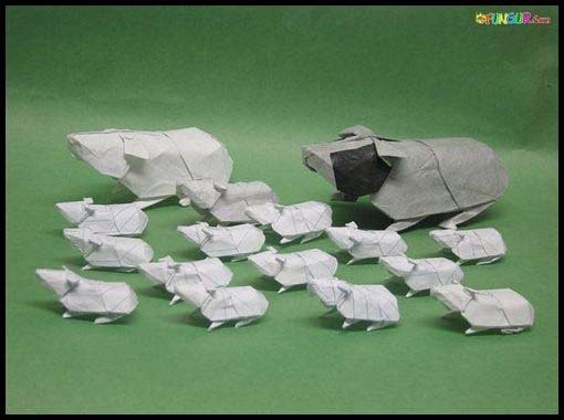 Eye-Catching Origami Artworks