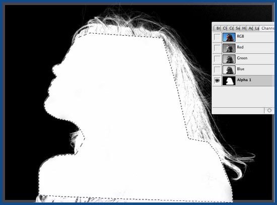 Complex Masking Method in Photoshop