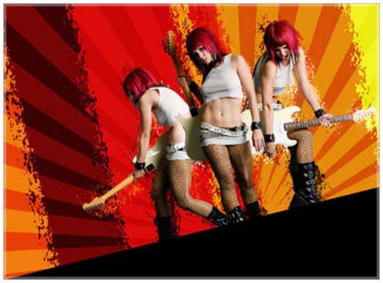 Make a Grunge Rock Star Poster