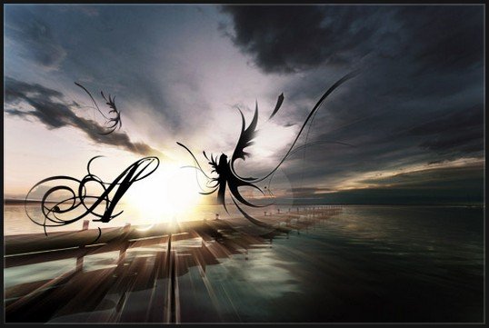 Fantastic Glossy Lighting Effects in Photoshop